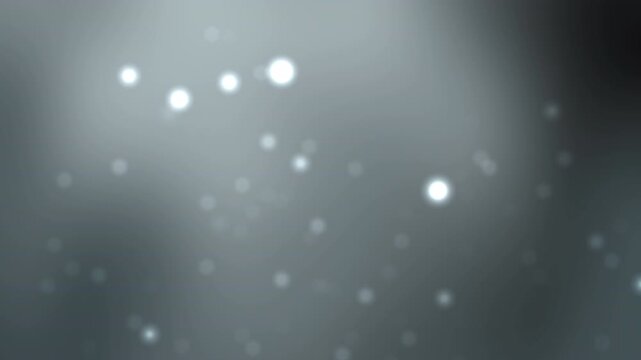 Many white glowing spots on a gray grid background. Suitable for abstract backgrounds or futuristic design projects.