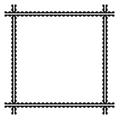 레이스 패턴 테두리 일러스트