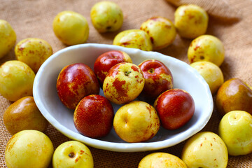 Fresh jujube fruits, Chocolate jujube