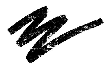 grunge marker line stroke. vector