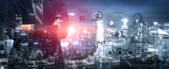 Fototapeta premium Sales data analysis dashboard showing performance, trends, and insights. Sales data tracks growth, supports decisions, sales data boosts strategy, and sales data drives performance. Vouch