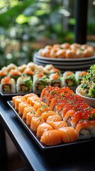 Sumptuous food posing