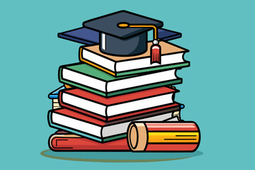 Colorful hand drawn education concept
