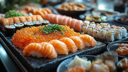 Sumptuous food posing