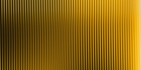 Golden Yellow Vertical Ribbed Texture With Soft Light