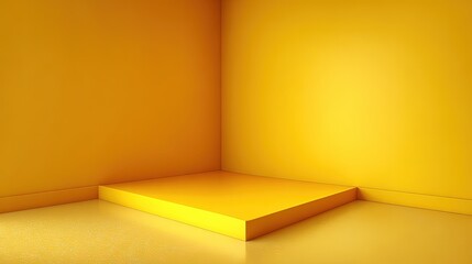 Yellow Studio Corner Product Display Platform