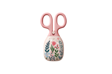Pink Floral Safety Scissors