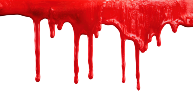 Red Drips Illustration Seamless Pattern - Powered by Adobe