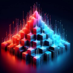 Stacked Particle Block Histogram