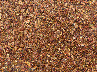 background of a gravel surface. close - up