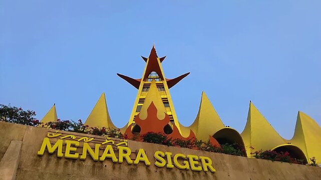 The iconic Menara Siger (Siger Tower) a Symbol of Identity in the Southeastern Tip of Lampung