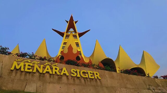 The iconic Menara Siger (Siger Tower) a Symbol of Identity in the Southeastern Tip of Lampung