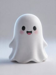 3D Halloween ghost