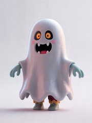 3D Halloween ghost