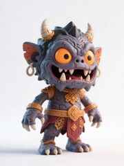 3D Halloween monster