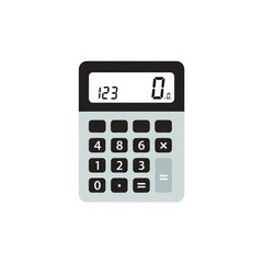 Calculator math accounting finance business calculate numbers device office tool mathematics financial analysis on transparent background