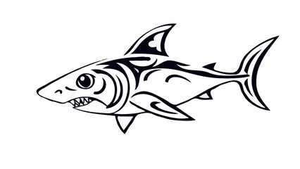 Fototapeta premium Cartoon set of marine fish vector illustration, perfect for food, seafood, fishing, and ocean animal designs