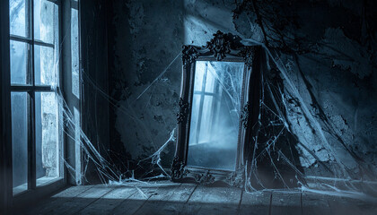 Window Light Dark Ruined Interior