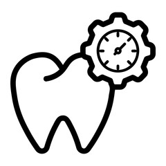 dental Line Icon