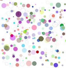 seamless polka dots pattern . seamless background with circles . color full confetti texture 