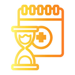 schedule Line Gradient Icon