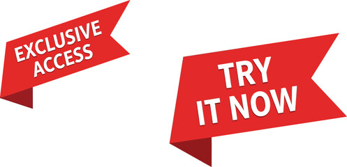 Get exclusive access and try it now promotional banner design aditable