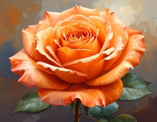 Close-up of an orange rose