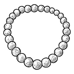 Obraz premium Round Bead Bracelet