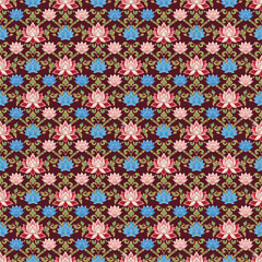Thai style abstract seamless pattern