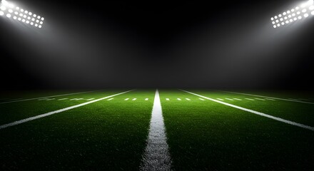 American Football Turf Abstract Background