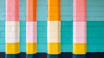 Colorful Abstract Wall Mural