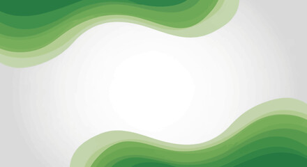 Abstract green wave background with copy space for text or product placement is perfect for web