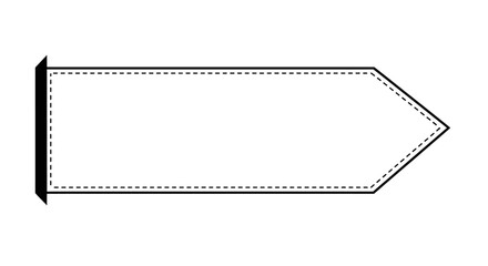 Stylized banner design with a modern aesthetic and a clear message area for text