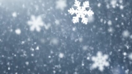 Gentle snowfall blankets the scene in soft, white flakes creating a serene winter atmosphere. - Powered by Adobe