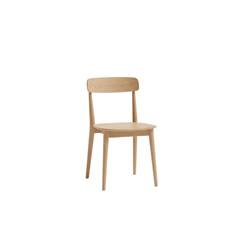 Fototapeta premium Old wooden chair isolated on white: vintage furniture for home interior design with nobody on the comfortable seat