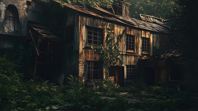 A commercial building (Gesch�ftsgeb�ude) captured during the daytime.
