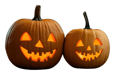 PNG Pumpkins on a wooden table halloween glowing bokeh.