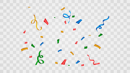 confetti explosion celebrate vector background