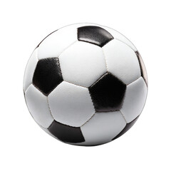 Classic soccer ball, black and white