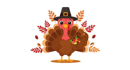 thanksgiving turkey cartoon © Wilda