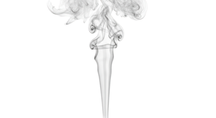 Abstract Smoke Patterns on White Background featuring smoke, swirls, plumes, abstract, pattern minimalist style for commercial