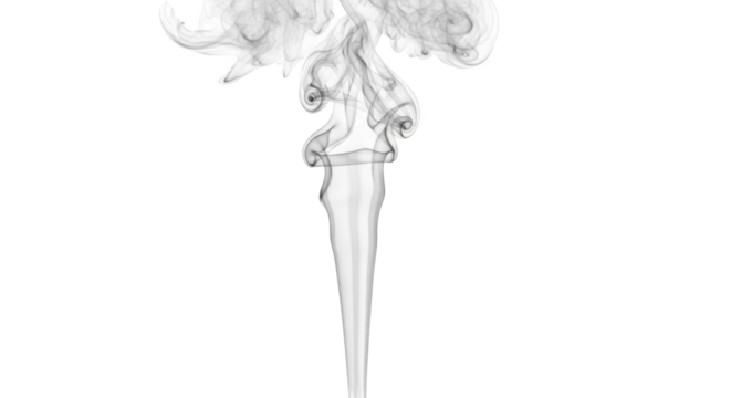 Abstract Smoke Patterns on White Background featuring smoke, swirls, plumes, abstract, pattern minimalist style for commercial