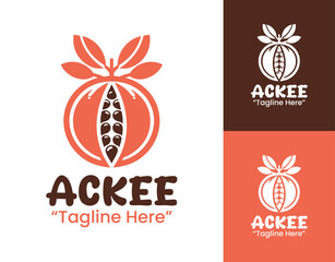 Ackee Logo Fresh Natural Organic Identity