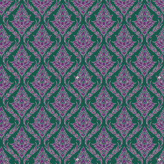 seamless damask wallpaper pattern