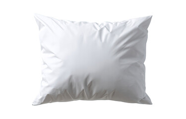 Obraz premium White square pillow, smooth surface