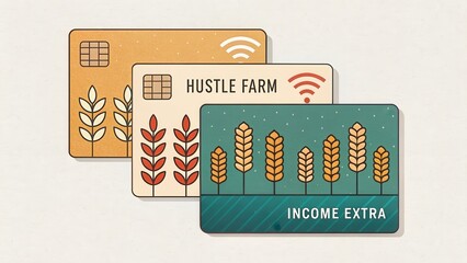 Modern Graphic of Agricultural Credit Cards for Extra Income Ideas