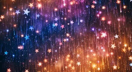 Starry Night Sky Background.