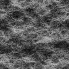 Black and White Felt Fabric Texture Map