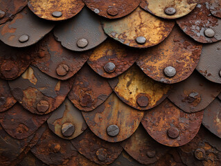 Riveted Small Metal Pattern Texture