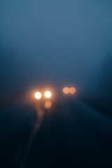 "Warm Golden Bokeh Lights Background – Aesthetic Blurry Night Photography